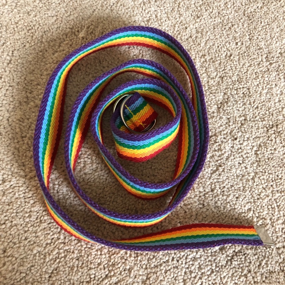 D-Ring Rainbow Belt